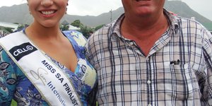 Boats van Staden, voormalige Lionpresident en organiseerder van 2015 se Marathon-dag met Mej Suid-Afrika Finalis, Marciel Hopkins